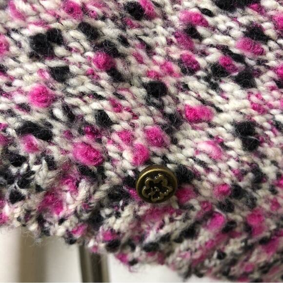 Ted Baker London Bbetsy pink black white cropped wool sweater size 5 or 14 NWT - Picture 9 of 15